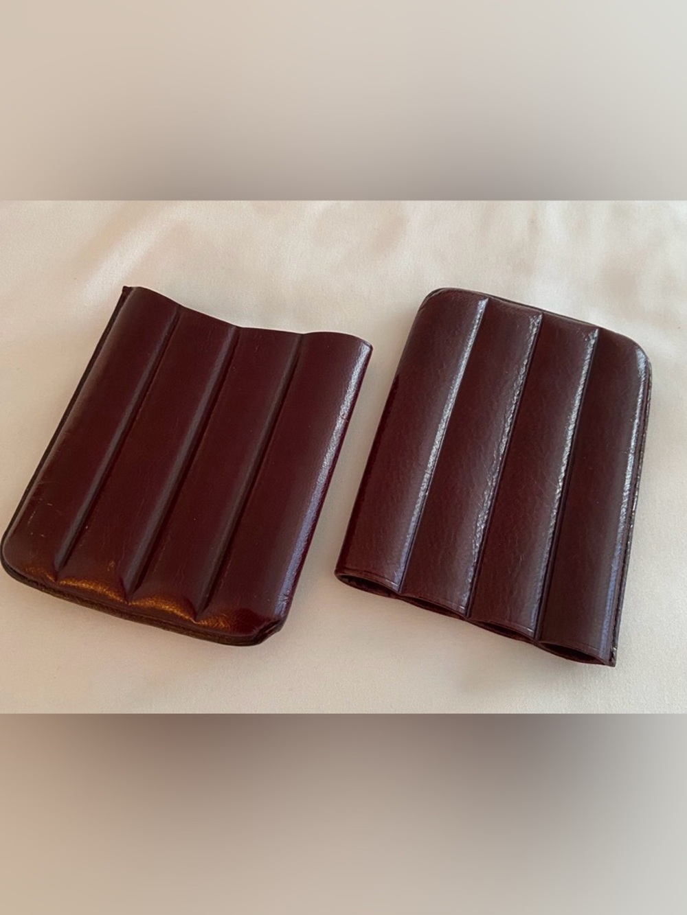 Molded Leather-Like Telescopic Cigar Case II